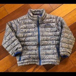 Patagonia Down Sweater Jacket. 4T